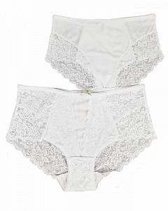 Трусы женские слипы кружевные (большие размеры) ALINA 